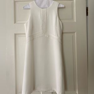 Off white crepe A-line sheath. NWT